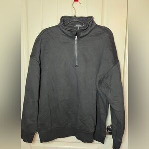 Women’s Black Quarter-Zip Sweater
